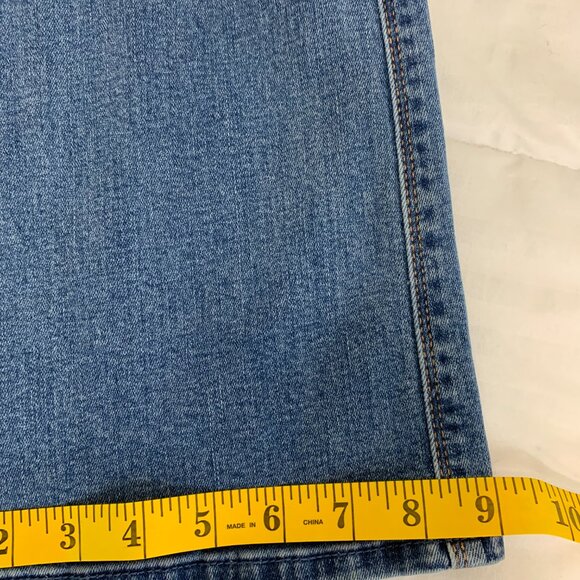 7 For All Mankind Women’s Blue Flared Bootcut Jeans – Premium Denim Classic Fit - Picture 13 of 16